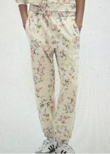 New Gap x LoveShackFancy Floral Joggers NWT Sz XL Kids