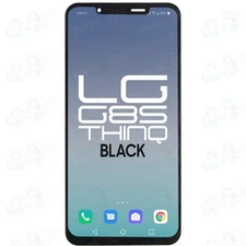 For LG G8S ThinQ LCD Display with Touch Screen Black Color Replacement Part