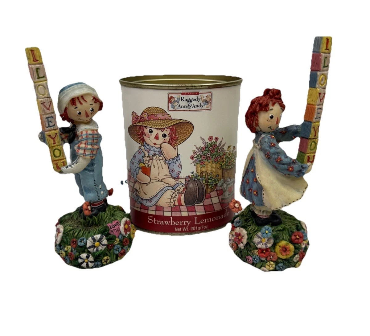 USA VTG ラガディ・アン＆アンディ ダストボックス 1970s Raggedy Ann Music Box In Contemporary Raggedy Ann & Andy (1970-Now