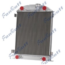 Upgrade 3 Rows Radiator For 1932 Ford Model B High Boy Flathead V8 Engine 3.3l Upgrade 3 Rows Radiator For 1932 Ford Model B High Boy Flathead V8 Engine 3.3l