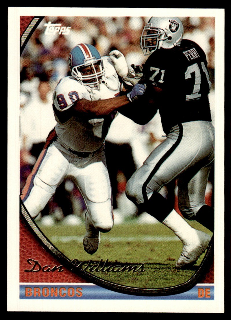 1994 Topps Dan Williams Denver Broncos #195