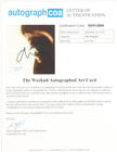 The Weeknd Sign Custom Framed "Hurry Up Tomorrow" CD Album Insert Display (ACOA) — photo 2