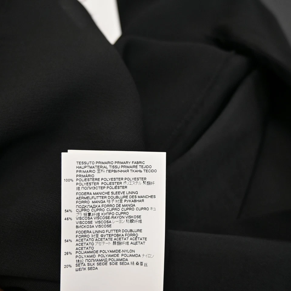 Top negro sin mangas Maison Margiela talla 44 EE. UU. 8 paneles laterales largos cuello redondo Foto 4 de 4