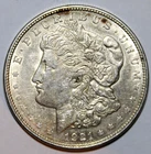 1921-D Morgan Silver Dollar - AU - #0424D