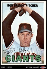 1967 Topps #26 Bob Priddy w/ Trade Giants COMMON VARIATION 7 - NM