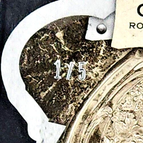 2012 Crown Royale Signatures Blue 34 Bill Bentley RC Rookie Auto Autograph #1 /5 - Image 4 of 4