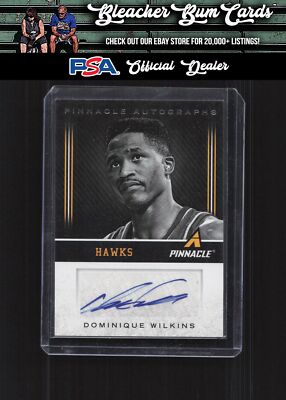 2013-14 Pinnacle 64 Dominique Wilkins Autographs Auto