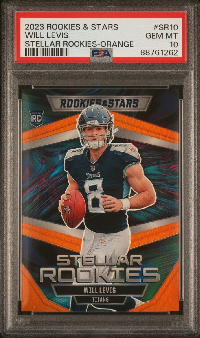 Will Levis Panini Rookies & Stars Stellar Rookies #SR10 Orange