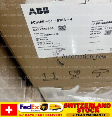 Brand New ABB ACS580-01-018A-4 inverter Fast FedEx or DHL