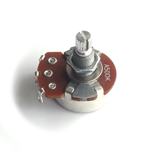 Ollas de guitarra Alpha - Potenciómetro de tamaño completo Vol/tono 250k 500k A o B registro lineal - Imagen 9 de 11