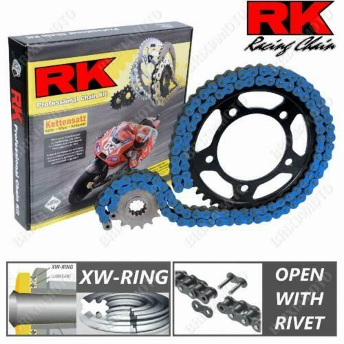 Recambios azules RK para motos Kawasaki