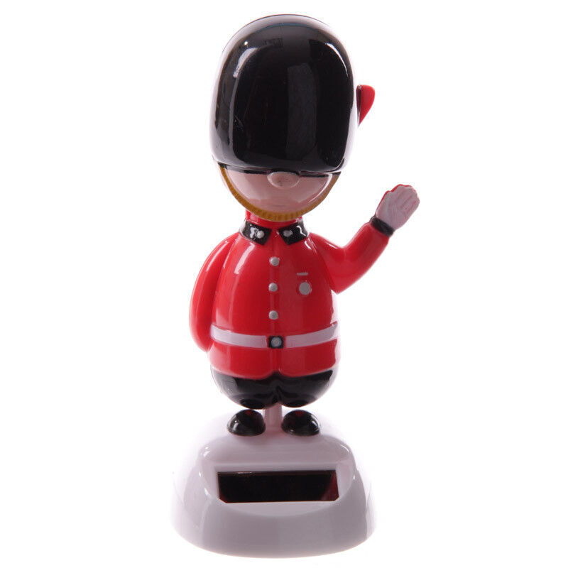 Novelty Solar Powered Pal Dancing Figure- Novelty Gifts British Guard