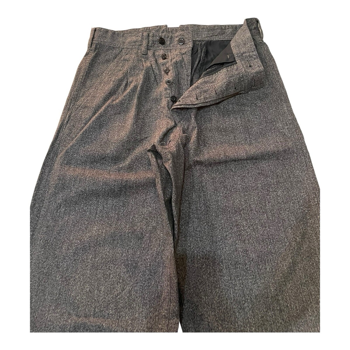 Yohji Yamamoto Pour Homme SS10 Charcoal Mens Trouser Yohji Yamamoto Pour Homme SS10 Charcoal Mens Trouser