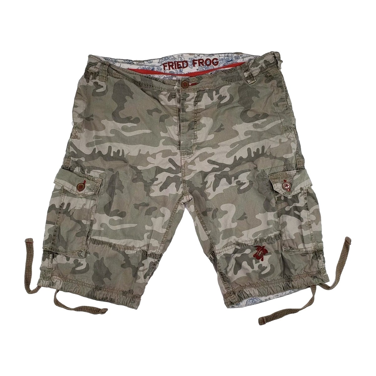 Joe Brown's Fried Frog Woodland Camo Cargo Shorts Mens 38