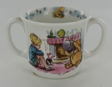 New Royal Doulton Winnie The Pooh 2 Handle Toddler Cup - Pooh Piglet Christopher
