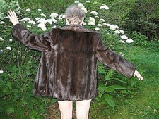Hopper Furs Natural Mink Jacket Short Woman Coat
