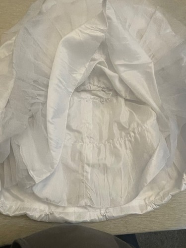 American Princess Girls White Special Occasion Formal Wedding Communion Dress 10 - Picture 9 of 14