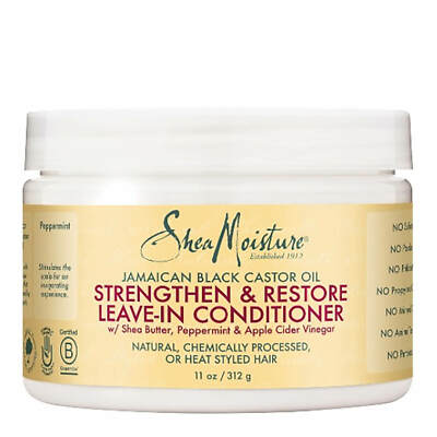 Shea Moisture Jamaican Black Castor Strengthen Restore Leave-in Conditioner 312g