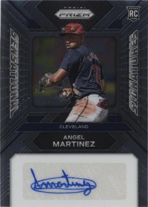 ANGEL MARTINEZ PANINI auto 自筆サイン MLB 2024 Panini Prizm - Sensational Signatures Angel Martinez #SS-AM