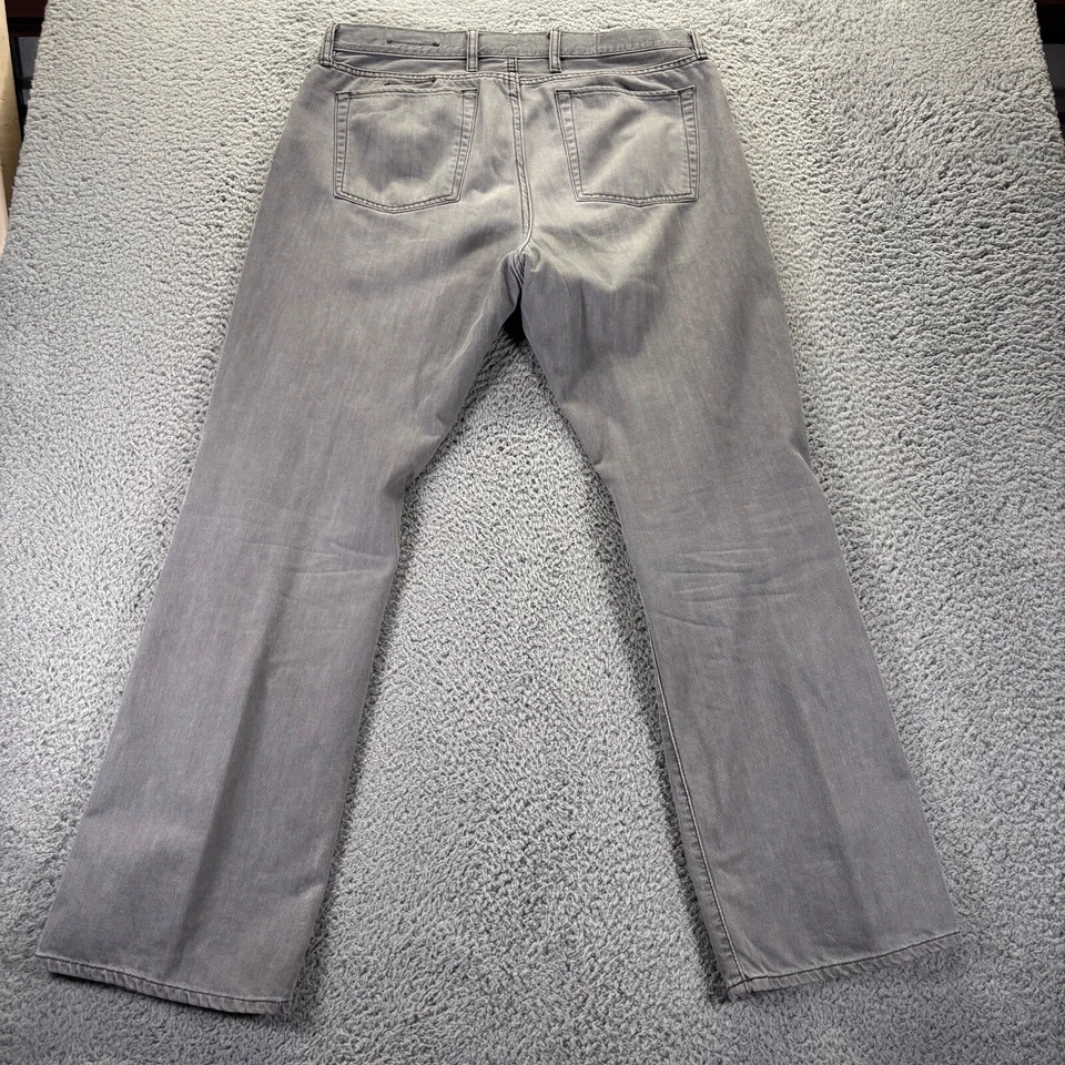 Vintage Gap 1969 Jeans Mens 36x32 Gray Light Wash Cotton Standard Baggy Denim - Image 4 of 4