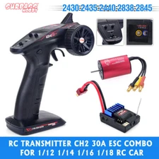 SURPASS HOBBY RC Transmitter Receiver Motor ESC Comb for 1/12 1/16 1/18 RC Car
