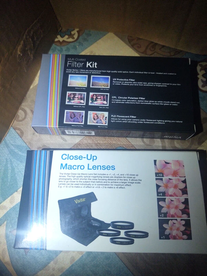  Vivatar 52MM Close Up Macro Lenses & Multi Coated Filter Kit "NEW" - Image 2 of 2