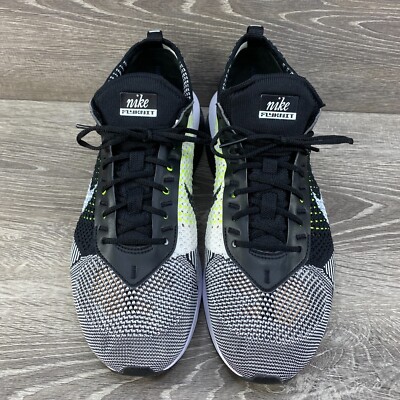 Womens 10 Nike Air Max Flyknit Racer Oreo Shoes DM9073-002 Black