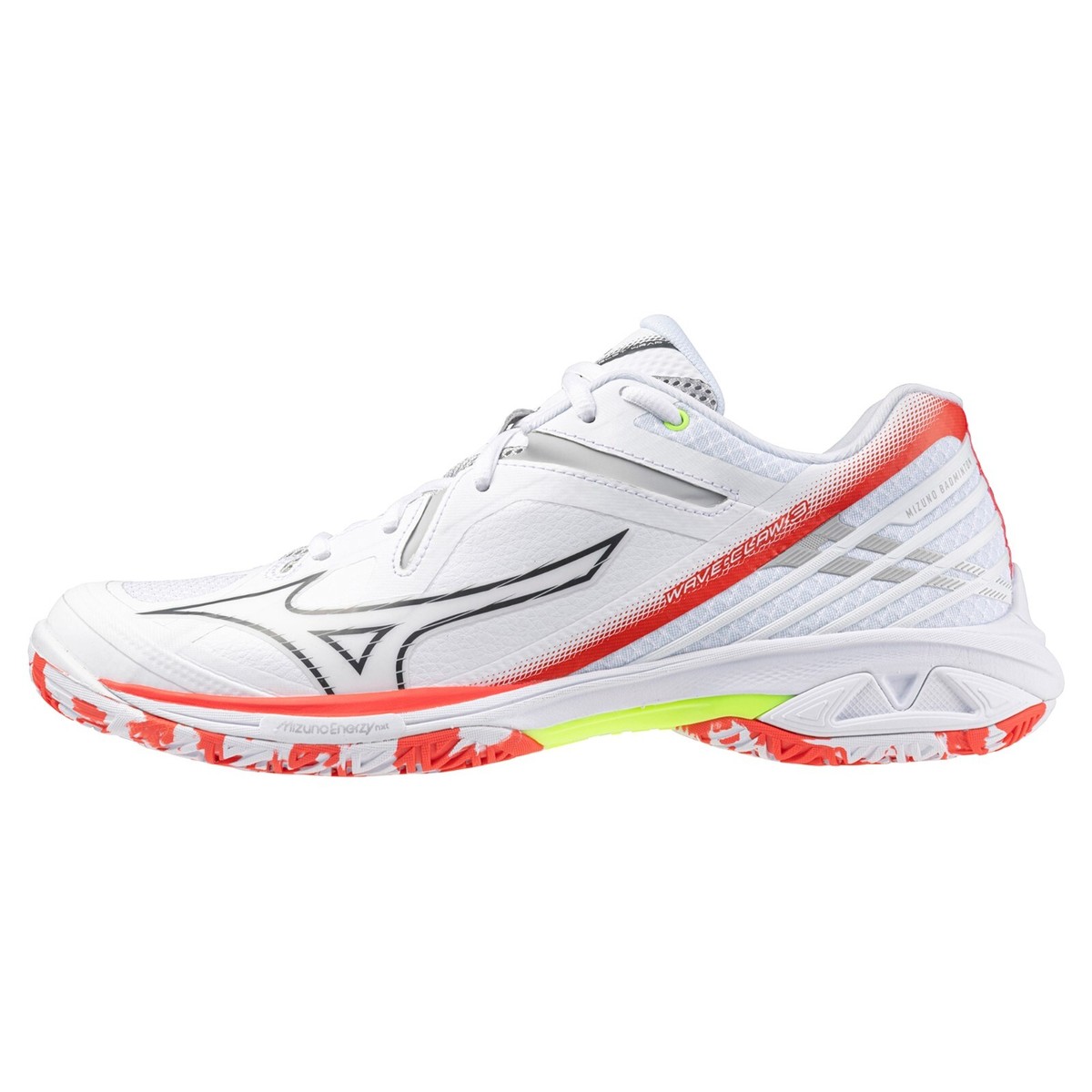 Mizuno Badminton Shoes WAVE CLAW 3 White/Black/Red 71GA2443 05 EEE