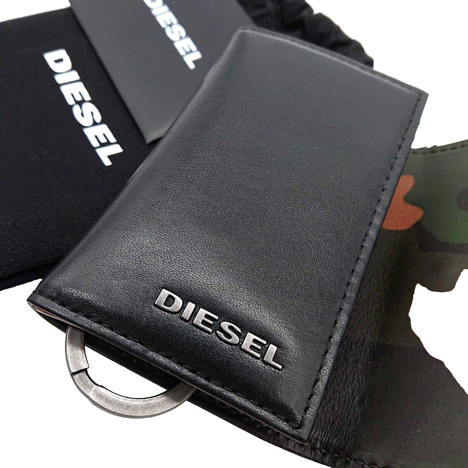 Diesel llaveros, anillos y estuches para hombres