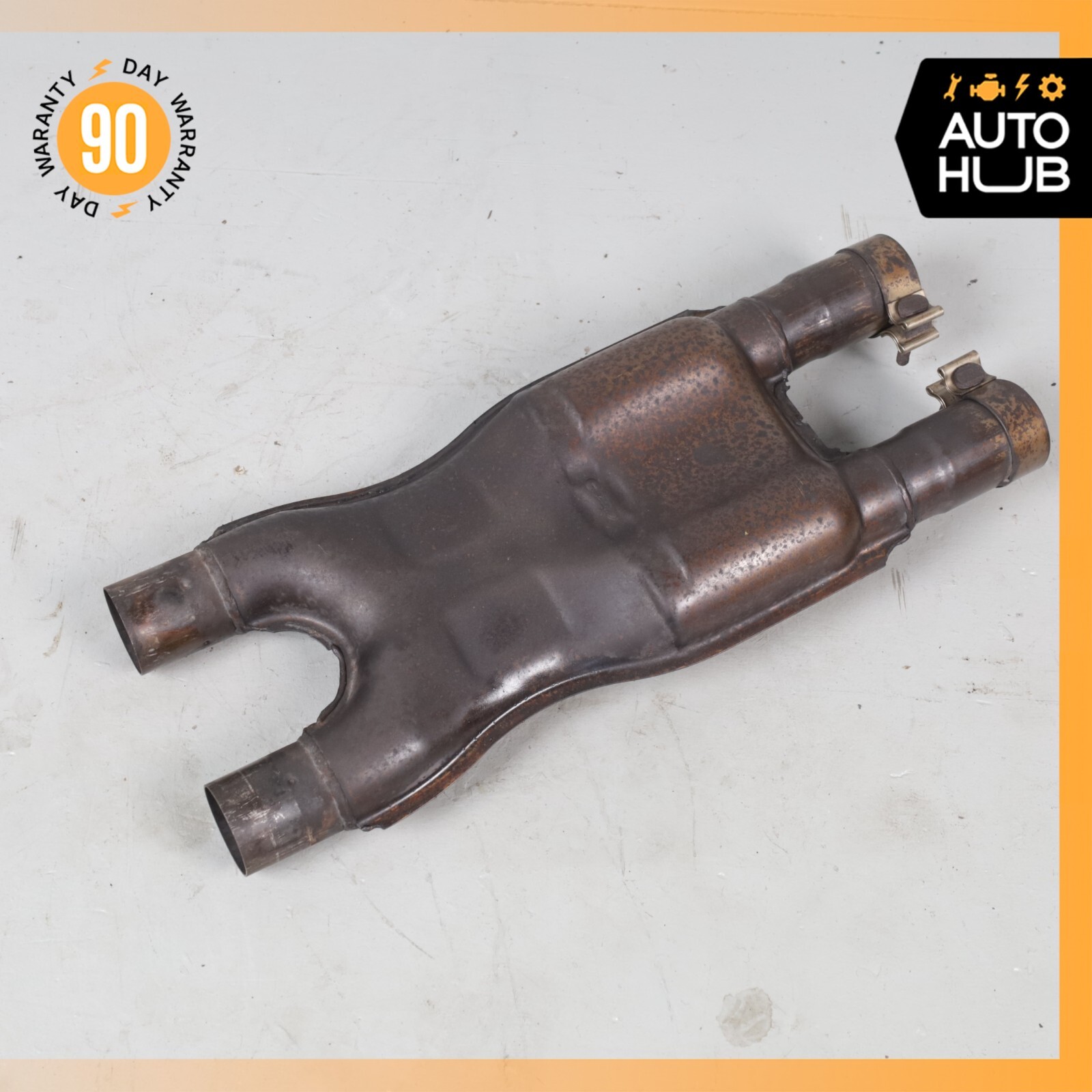 05-07 Maserati Quattroporte M139 Exhaust Mid Pipe Center Resonator Silencer 29k
