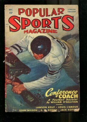 PULP: POPULAR SPORTS-1947-DEC-LOUIS L'AMOUR BOXING PULP STORY VG | eBay