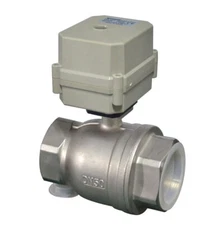 DN50 Two Way 2 Inch AC110~230V SS304 Motorized Ball Valve,With indicato
