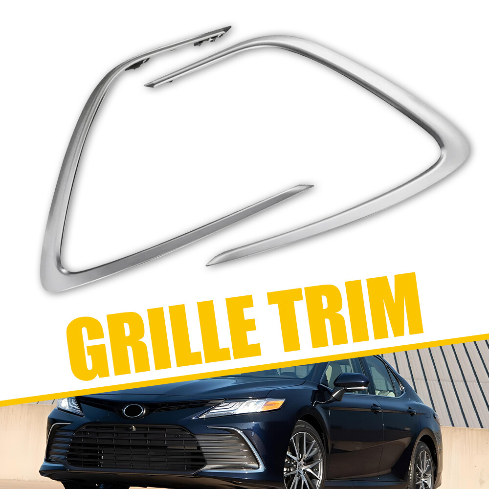 Pair Left Front Right Bumper Grille Trim Molding For Toyota Camry LE XLE 2021-23