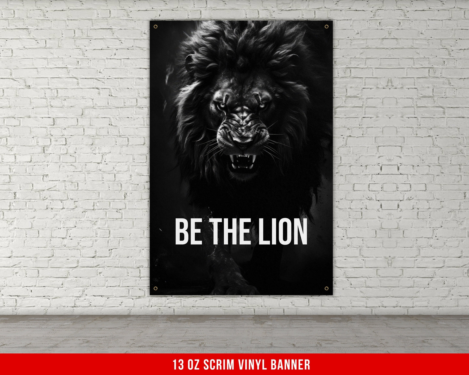 Home Gym Banner - Motivational Weightlifting Decor - Custom Text