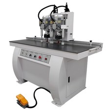 45-9.5 Double Station Woodworking Hinge Drilling Machine φ35mm+φ8mm 110V