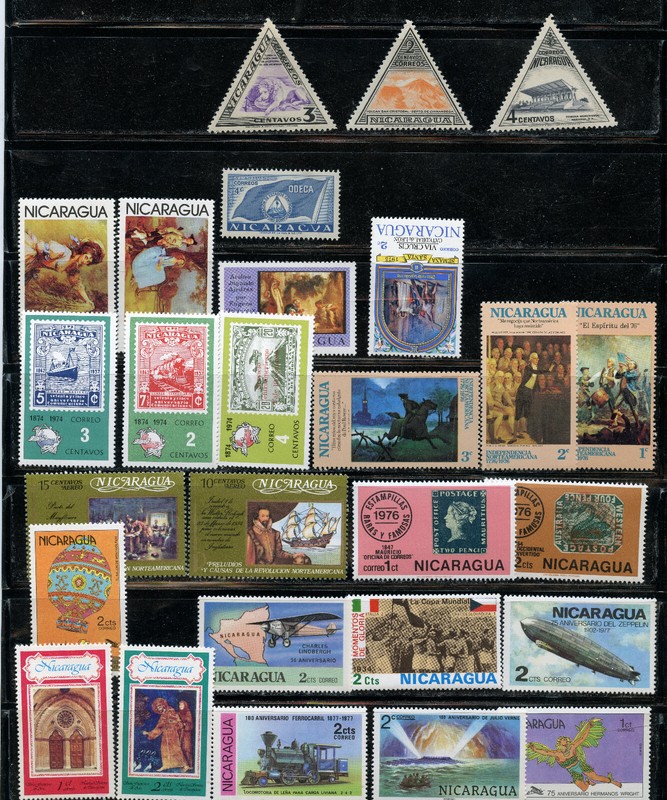 NICARAGUA MANY SETS OF MNH STAMPS