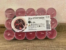30 Ikea STÖRTSKÖN Scented tealight, Berries...
