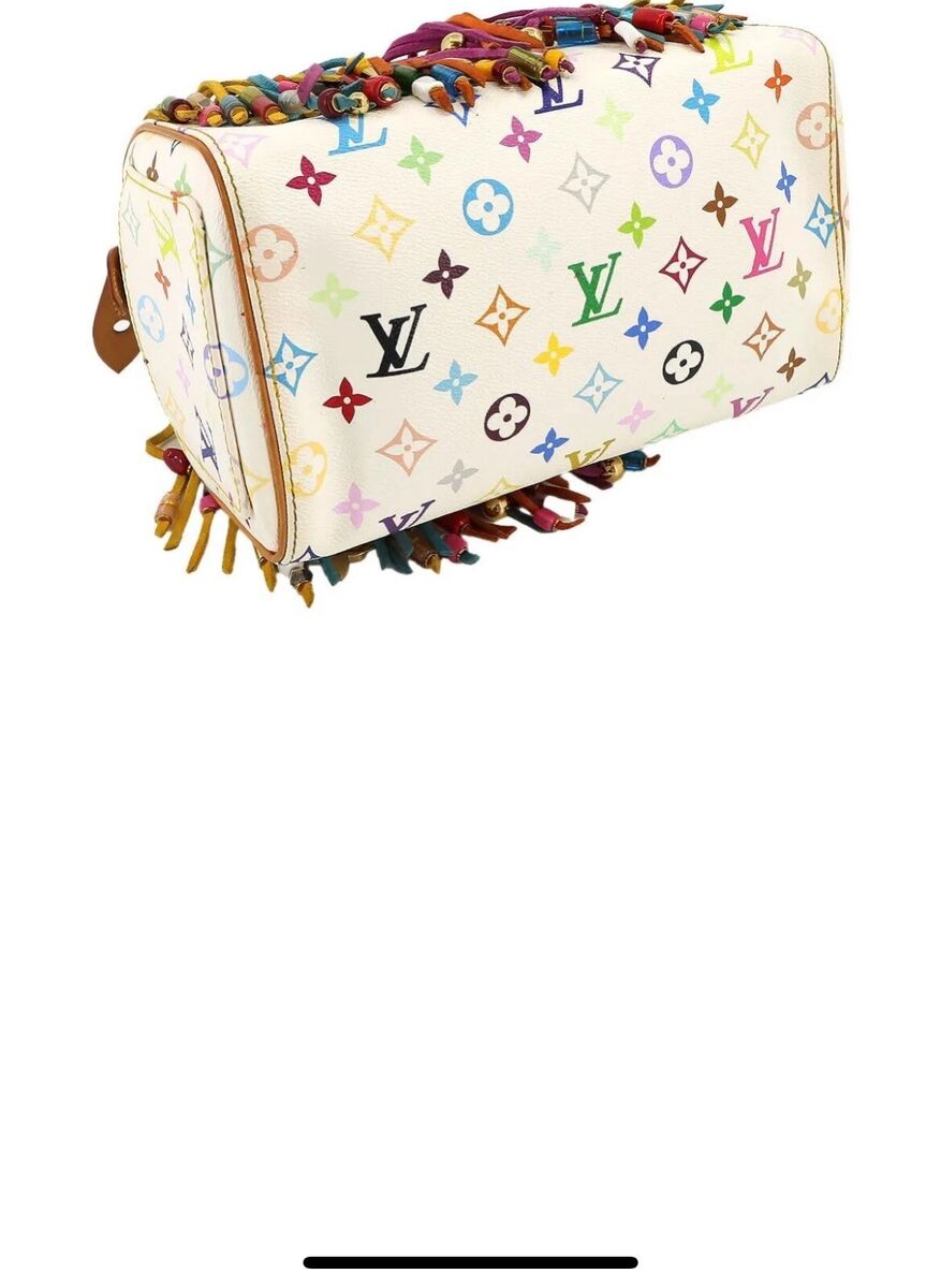 Louis Vuitton Monogram Multicolor Speedy Fringe 25 Hand Bag Louis Vuitton Monogram Multicolor Speedy Fringe 25 Hand Bag