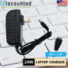 AC 110-240V Converter Adapter DC 24V 1A Wall Charger Power Supply 5.5/2.1mm 