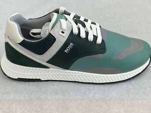 BOSS Sneakers Athleisure Titanium Run Trmx 341 Green | eBay
