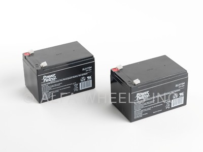 2 (Two) Batteries 12V 12AH SLA f UPS, alarm, Electric Scooter, Battery Go-Kart
