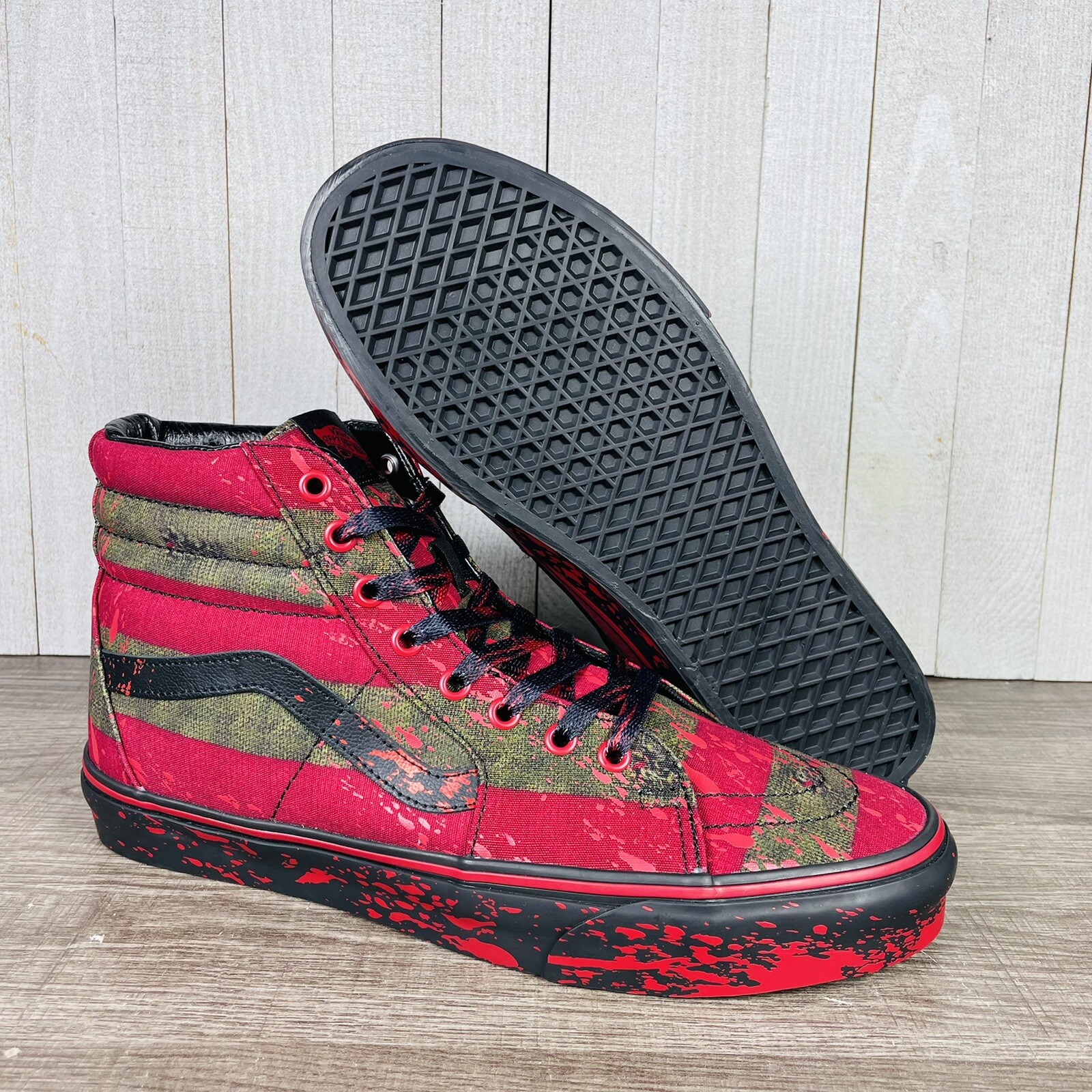 vans nightmare on elm street size 13