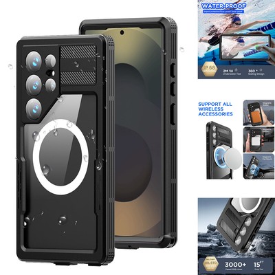 For Samsung Galaxy S25 Ultra S25+ MagSafe Waterproof Case Full Shockproof Cover