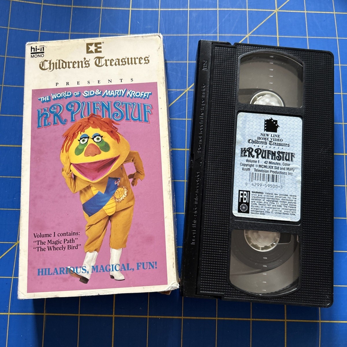 H.R. Pufnstuf Volume 1 VHS Rare The World Of Sid & Marty Krofft