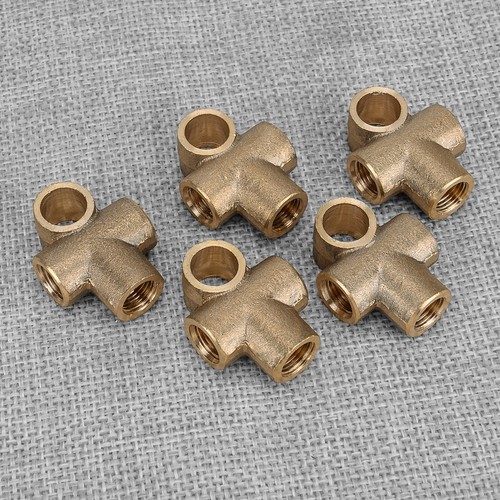 Öldrucksensor Winkeladapter Messing - M10x1 T-Verteiler - Für Nachrüstung Am Fahrzeug