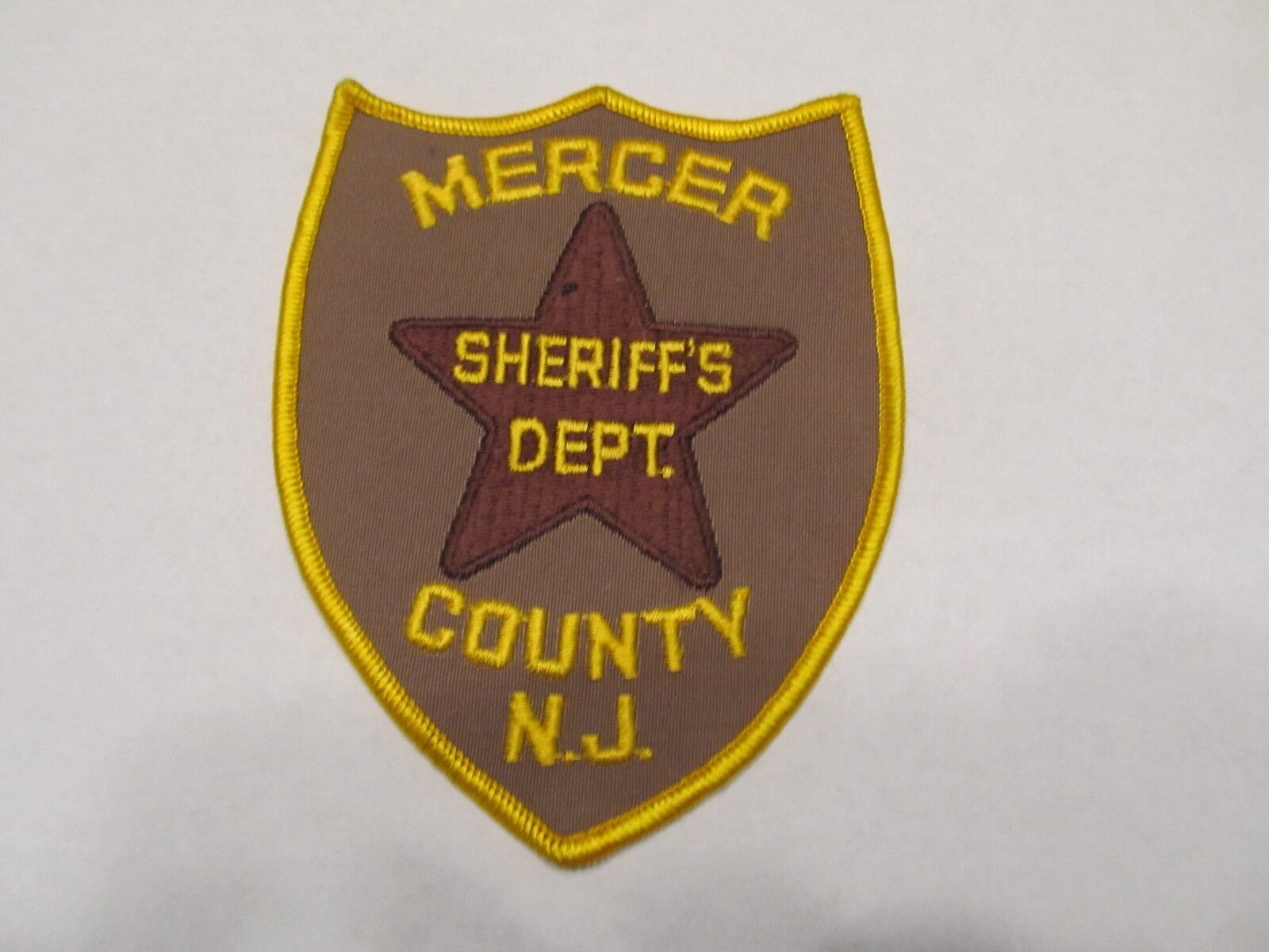 New Jersey Mercer Co Sheriff Patch Old Grelly USA