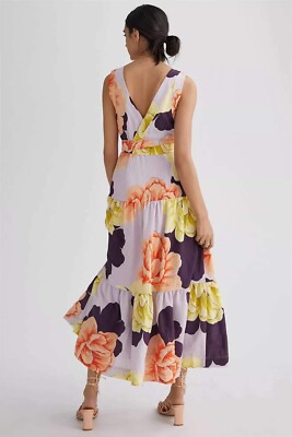 chinese dress ladies Anthropologie Maeve Floral Maxi Dress Patchwork Size M NEW  Finds For You