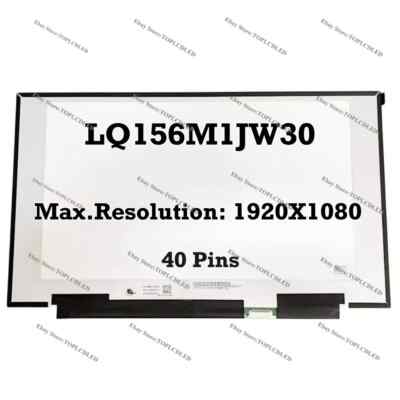 LQ156M1JW30 15.6'' Screen LCD New LED 1920X1080 Display IPS EDP 40 Pins Digitizer