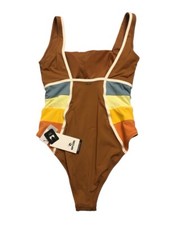 Rip Curl Women  s Sunrise Stripe Good One Piece Swimwear Swim Sz Small New