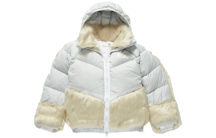 Женская парка Nike x Sacai из чистой платины